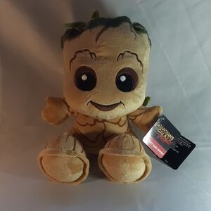 Disney Marvel Guardians of the Galaxy Baby Groot Big Feet Plush new